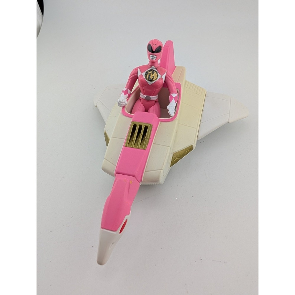 1995 McDonald's Mighty Morphin Power Ranges - Pink Ranger with Crane Ninjazord